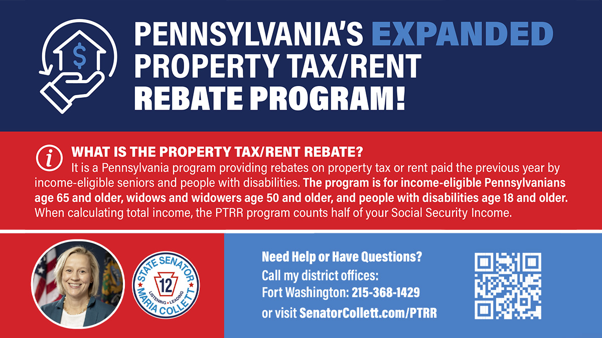 Pennsylvania's Expanded Property Tax/Rent Rebate Program Senator