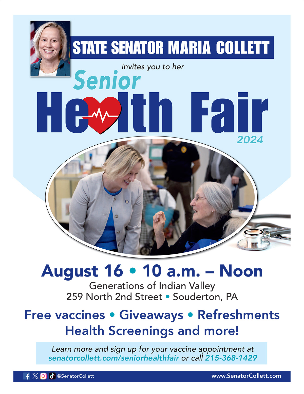 Senior Health Fair - August 16, 2024